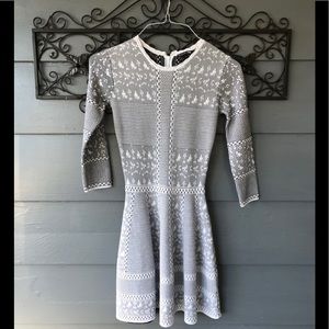 Gianni Bini Black White Dress Small